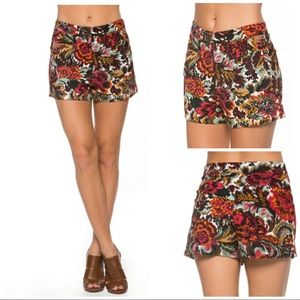 Floral Print Shorts
